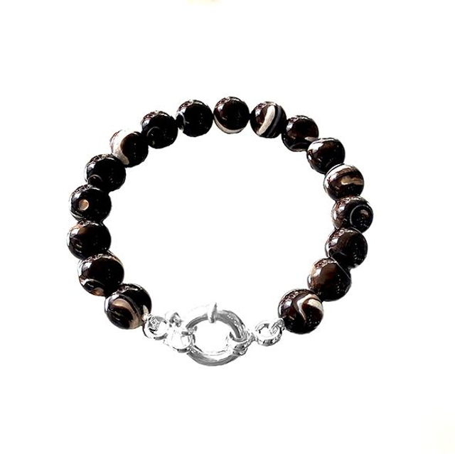 Bracciale in madreperla marrone modello 0941