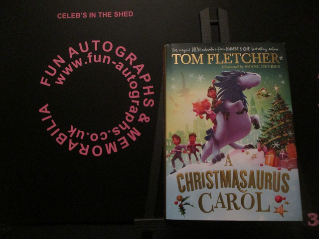 Tom Fletcher 'A Christmasaurus Carol' Authentic Autographed Hardback Book (3)