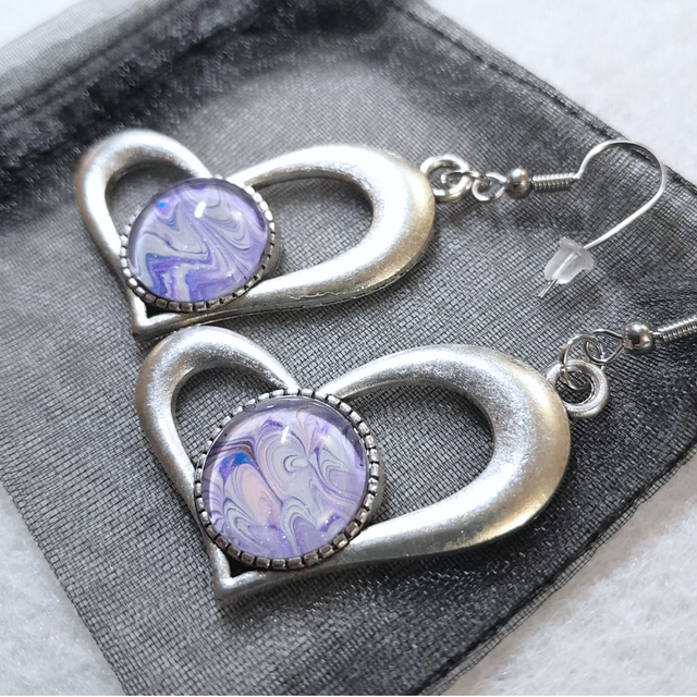 LOVE IS IN THE AIR - Boucles d'oreilles - Métal argenté 