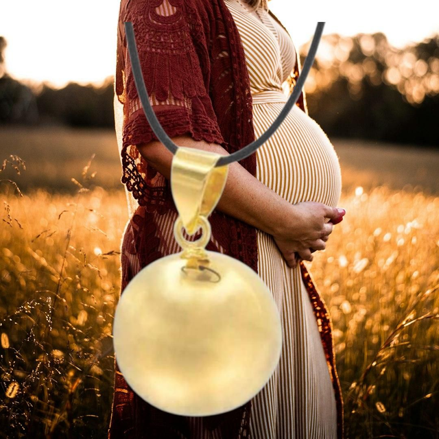 Bola de grossesse doré 20mm - Argent 925 