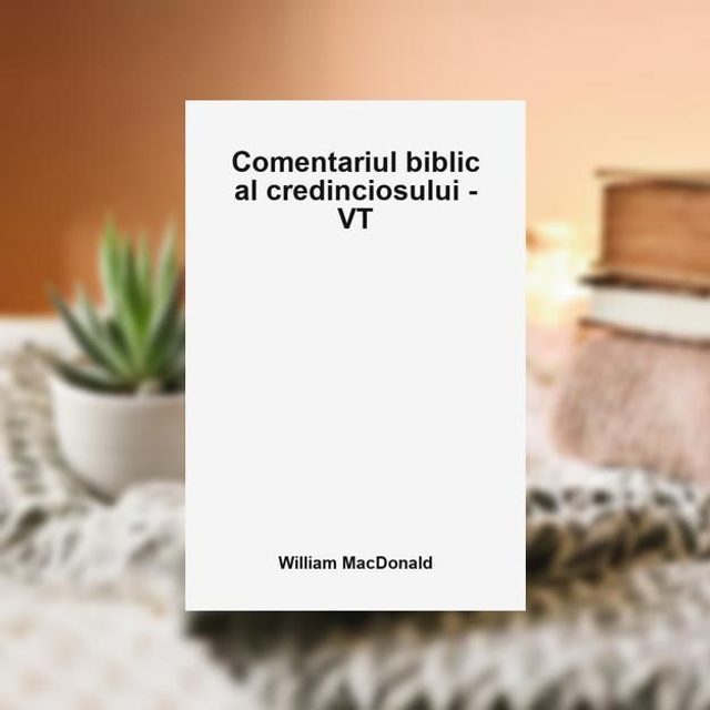 Comentariul biblic al credinciosului -- VT -- William MacDonald