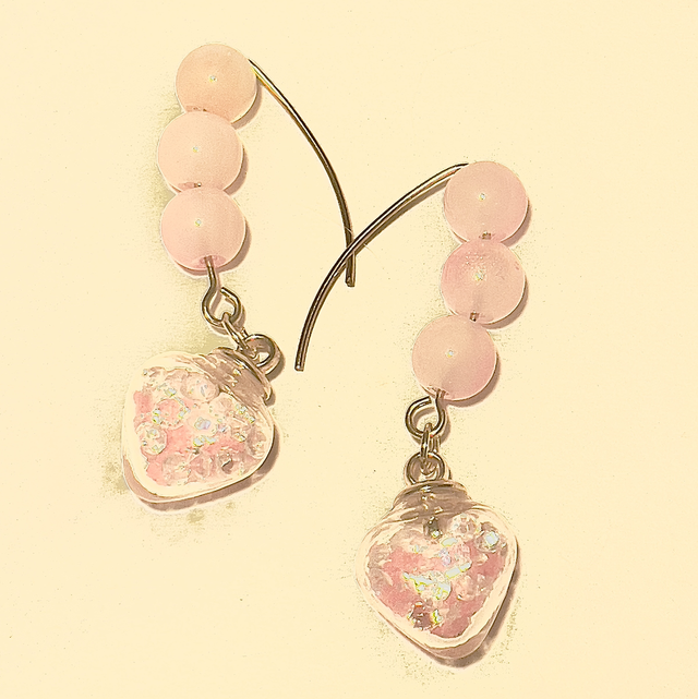 B10 - Boucles d’oreilles cœurs