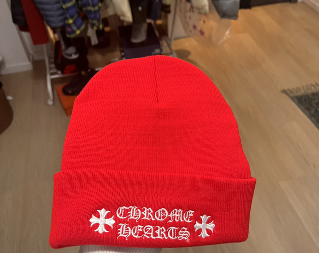 Chrome Hearts beanie red NEW