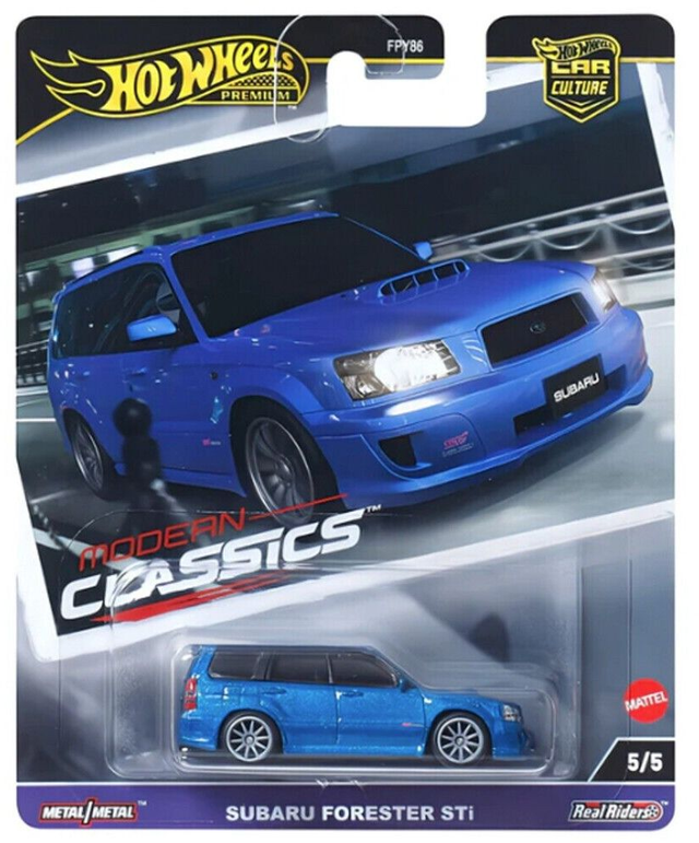 Hot Wheels Premium Modern Classics - Subaru Forester STI in Blaumetallic