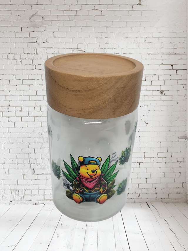 Petite bonbonnière en verre winni