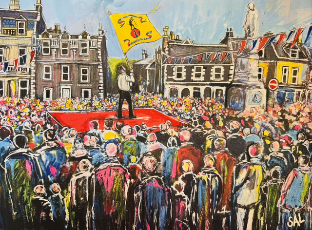 Print- Selkirk- Colonial Standard Bearer