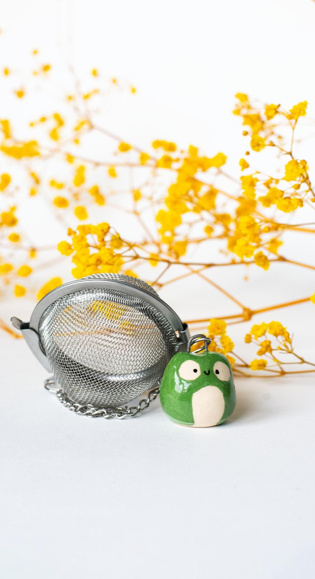 Boule à thé grenouille