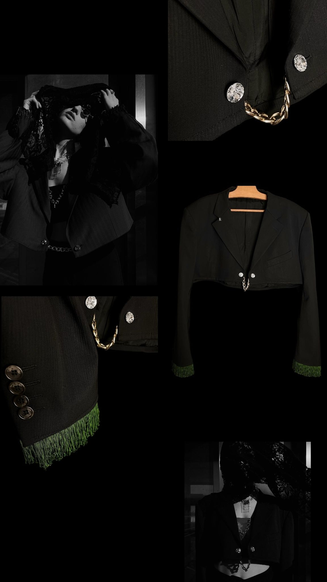 Blazer Upcycled - Henri(ette) - L