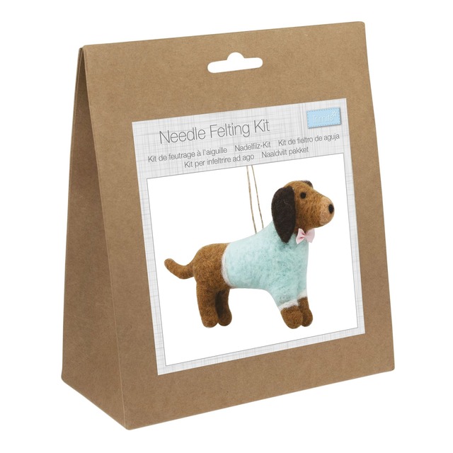 Needle Felting Kit: Dachshund