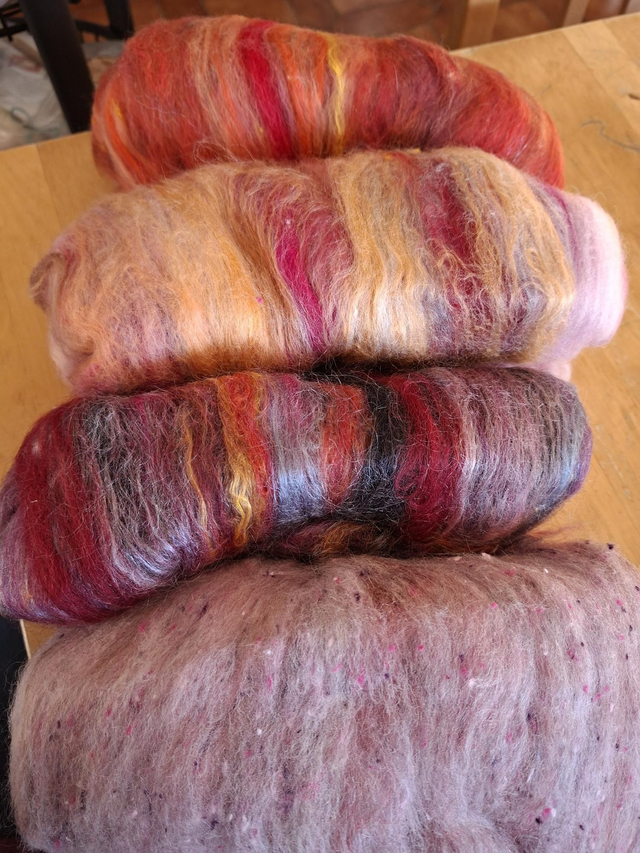 Nappe2628  4 nappes cardees main 214g