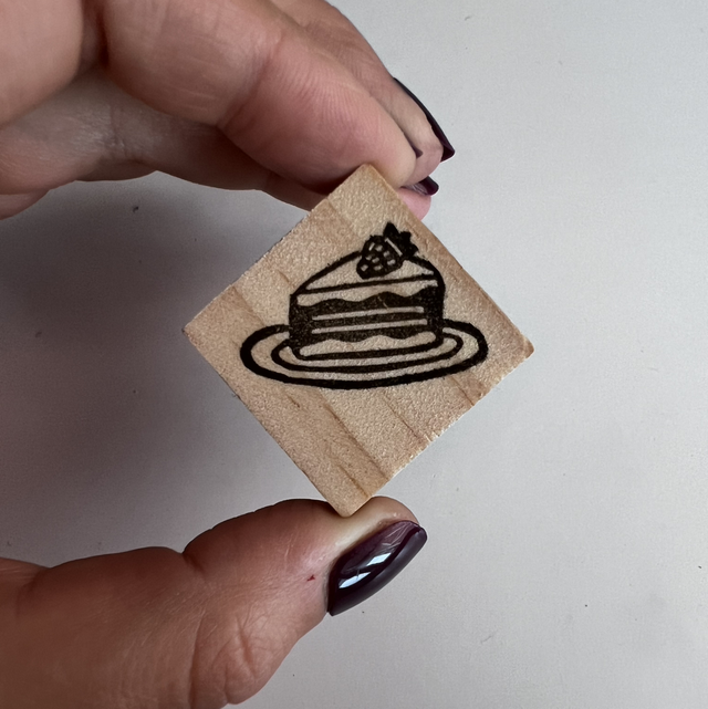 Tampon gâteau fraisier (Jour 14 - Stamp-Tober 2025)