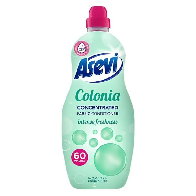 Asevi Fabric Conditioner Concentrated Colonia Laundry Liquid 60 Washes 1.38L
