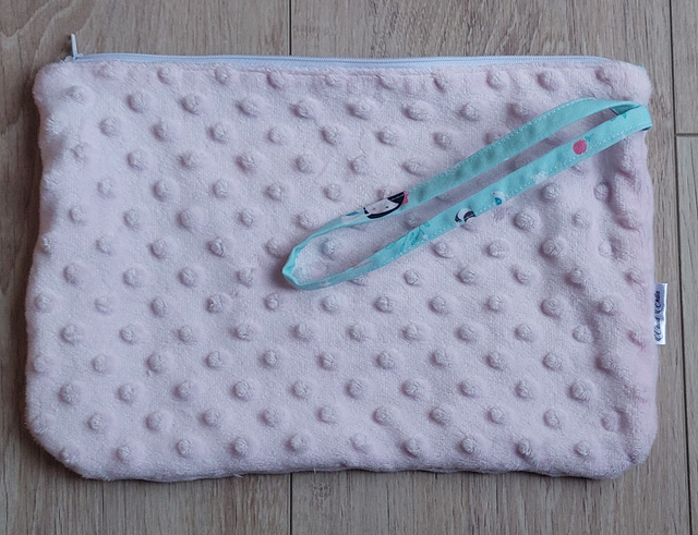 Trousse souple rose princesse