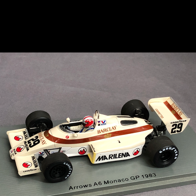Arrows A6 M. Surer GP Monaco 1983 Spark 1:43 Formel 1