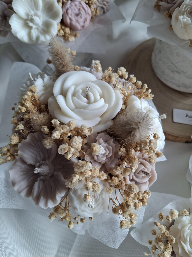 Blumengesteck Maxi weiße Rose