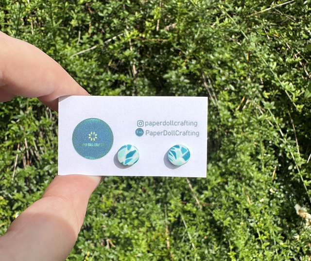 Turquoise Mix Petite Stud Earrings