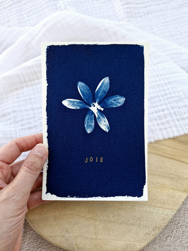 Mini CyanÔ - Carte - Crocus "JOIE"