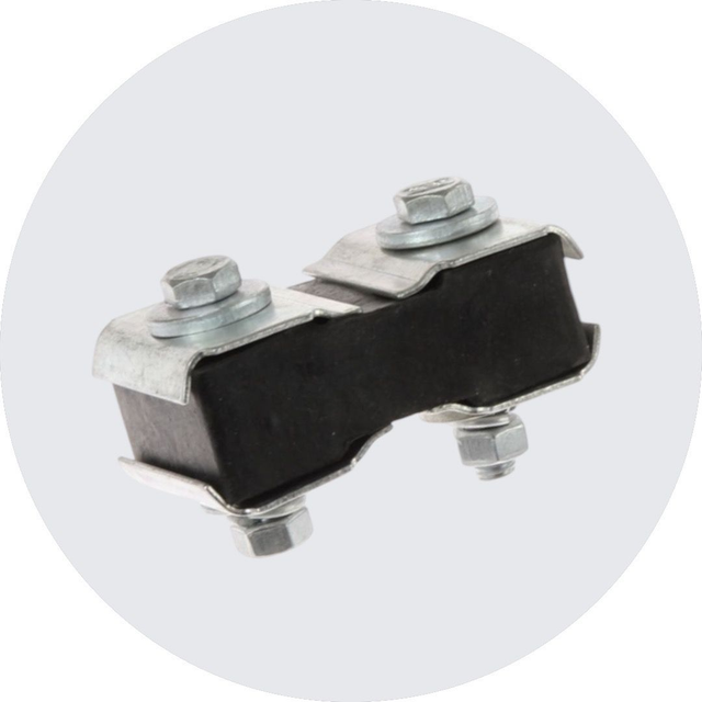 Auspuffgummi mit Montagematerial