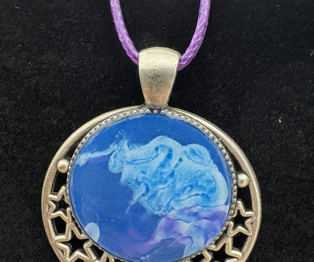 Fluid Art Necklace SKU4056