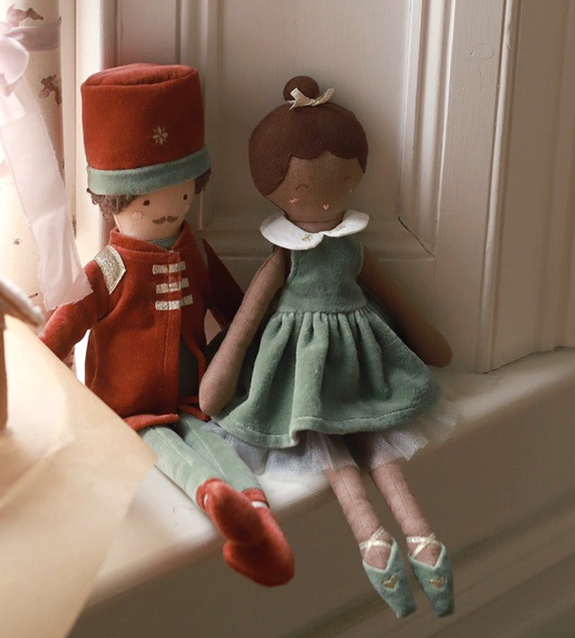 Nutcracker velvet doll