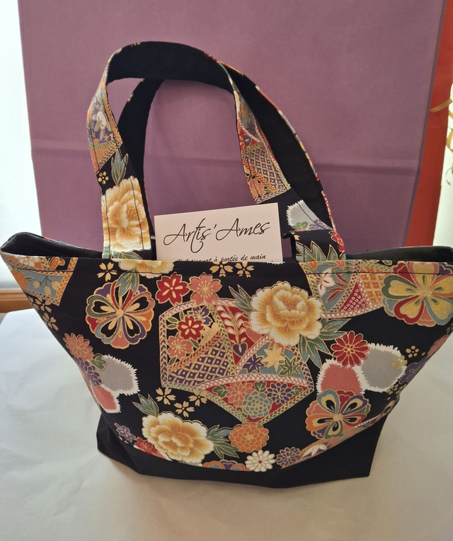 Sac à main Fleurs japonaises
