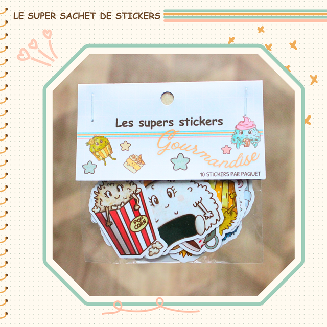 Les stickers gourmandise
