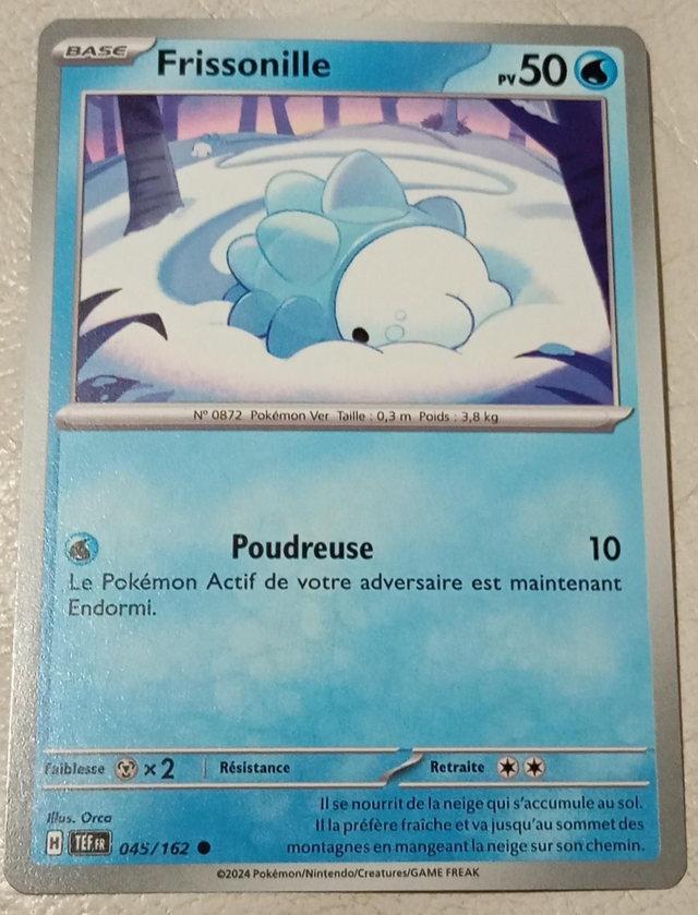 Carte pokémon Frissonille 