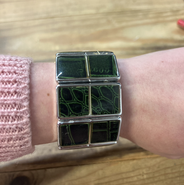 BRACELET PIERRE VERTE