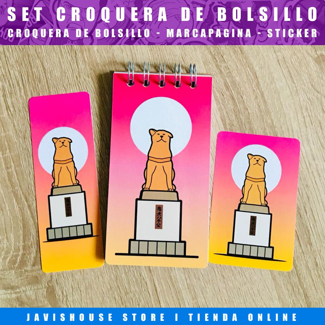 Set Croquera Hachikō