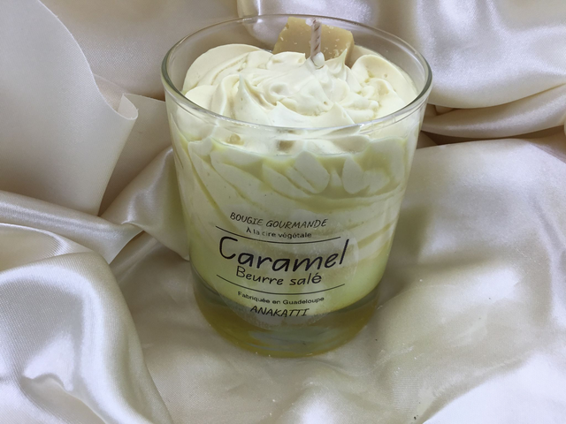 Bougie gourmande caramel beurre salé