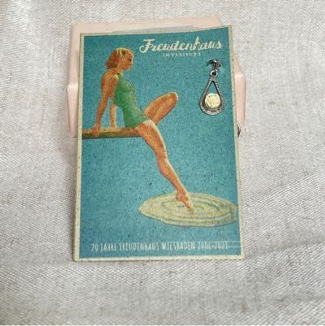 Vintage Anhänger Rose Charm