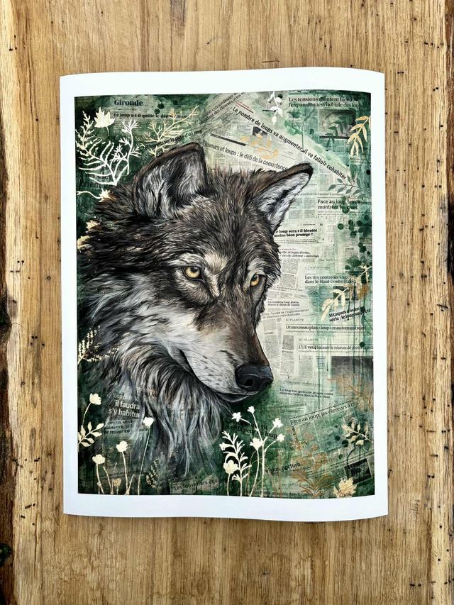 Un regard sur l'avenir - tirage d'art A3 - 230 gr