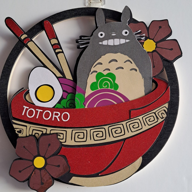 Couronne décorative murale Totoro