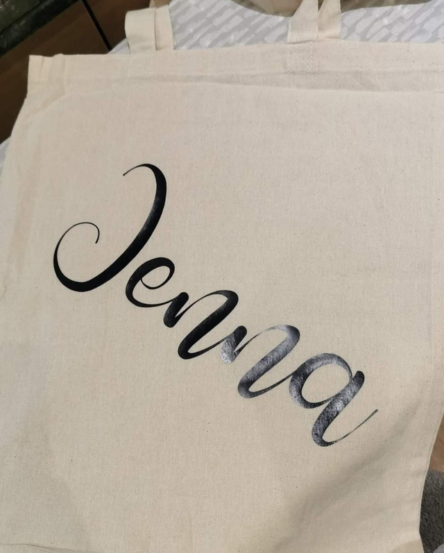 Personalised Tote Bag With Name