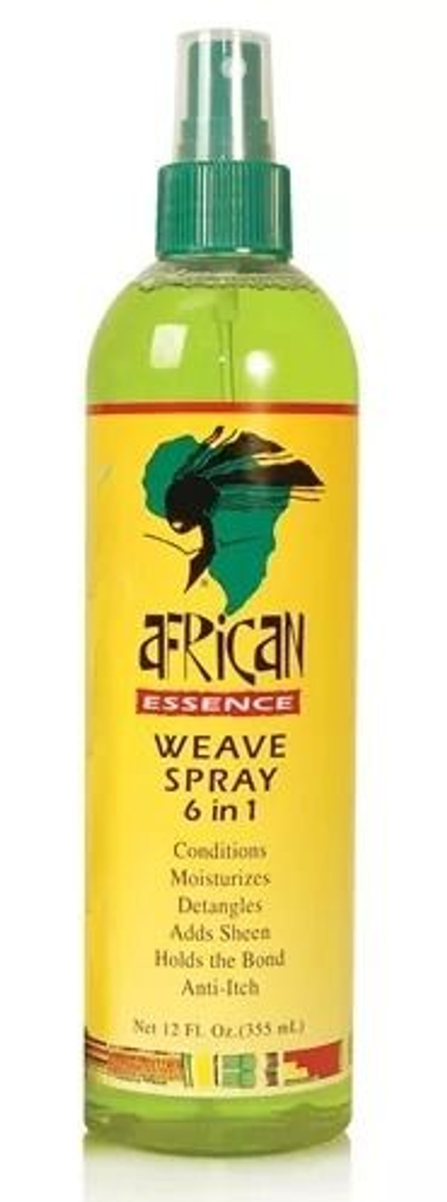 AFRICAN ESSENCE: 6 IN 1 WEAVE SPRAY 12OZ
