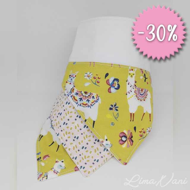 TAUERA – Lot de 3 bavoirs bandana personnalisables