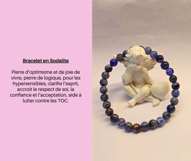 132- Bracelet en Sodalite