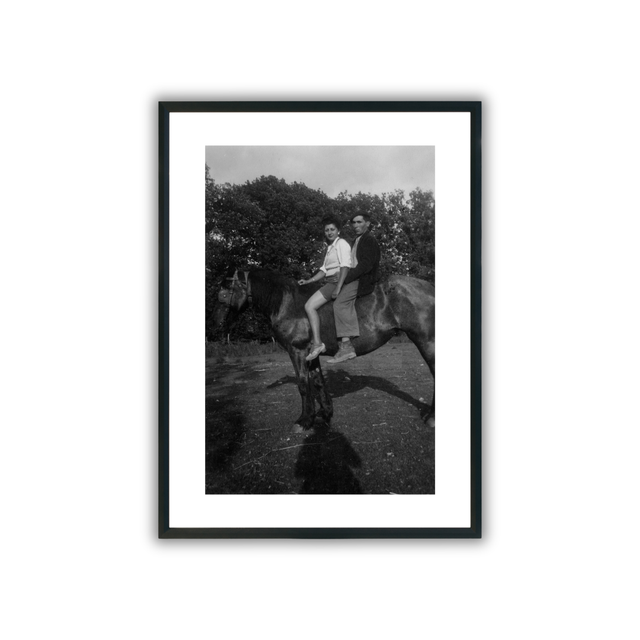 Couple à cheval