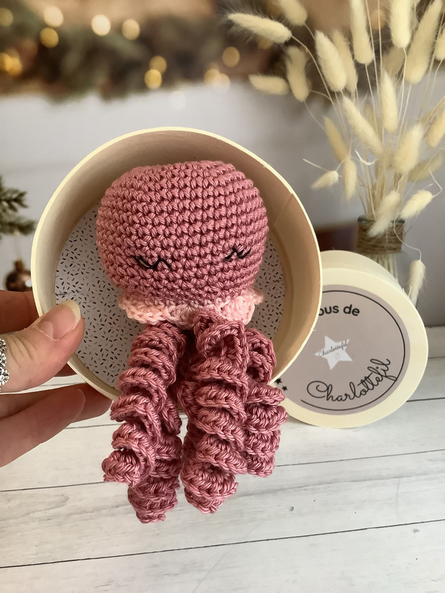 Doudou au crochet poulpe 