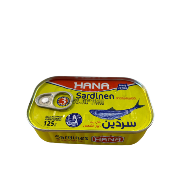 Sardines à l'huile Hana 125g