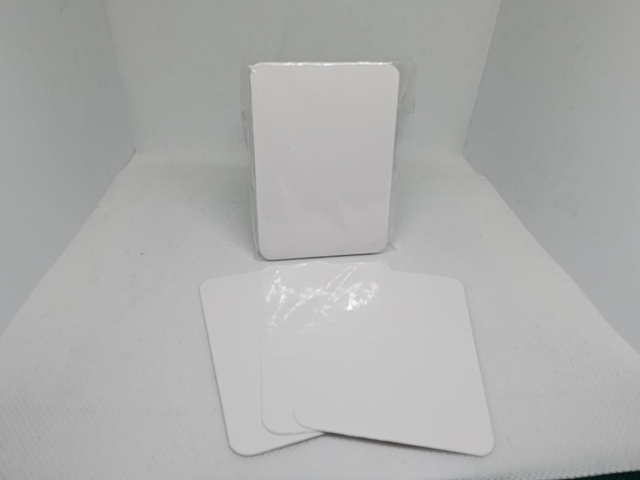 25 cartas estandar blancas pizarra	