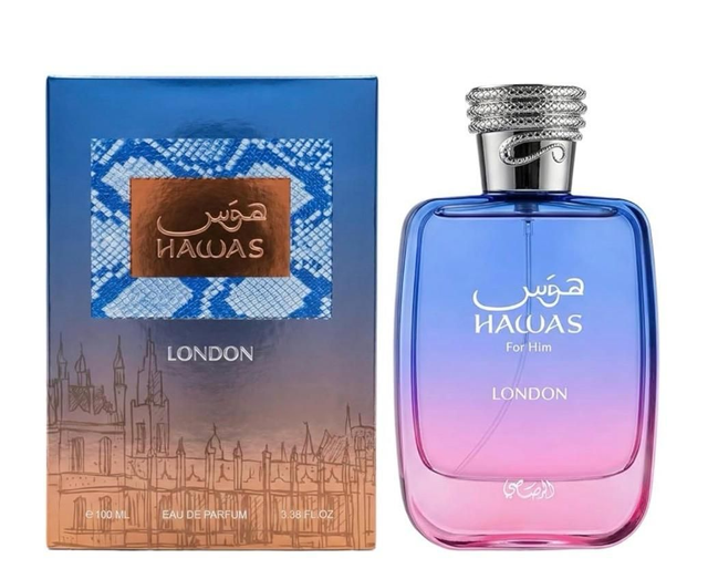Rasasi Hawas London Eau De Parfum For Men 3.4 Oz