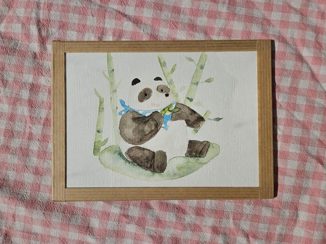 Panda - Original encadré