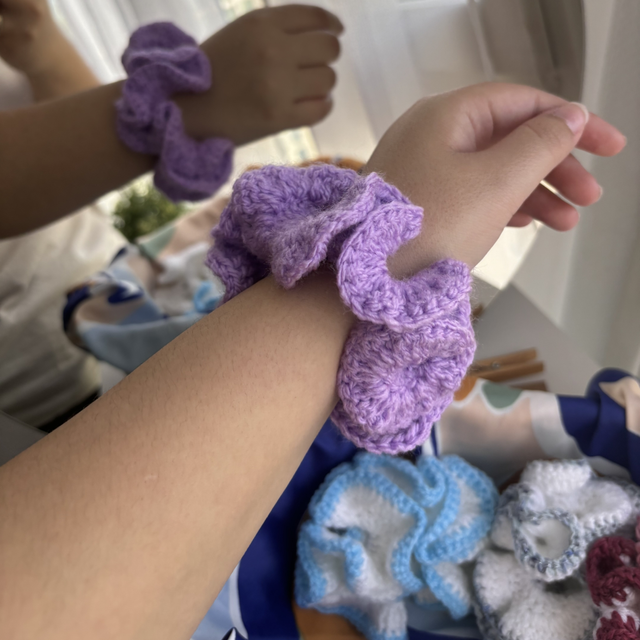 Chouchou en crochet