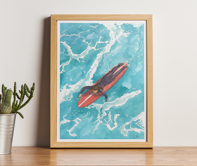 Plage de Trestel | Aquarelle