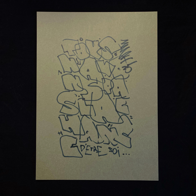 Tous n’avons pas la chance d’être soi - 21x29cm / 2025