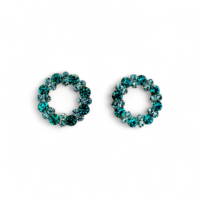 CIRCLE OF LIFE OHRSTECKER Türkis