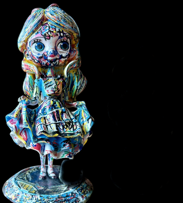 ALICE Singée LM 16 cm unique 