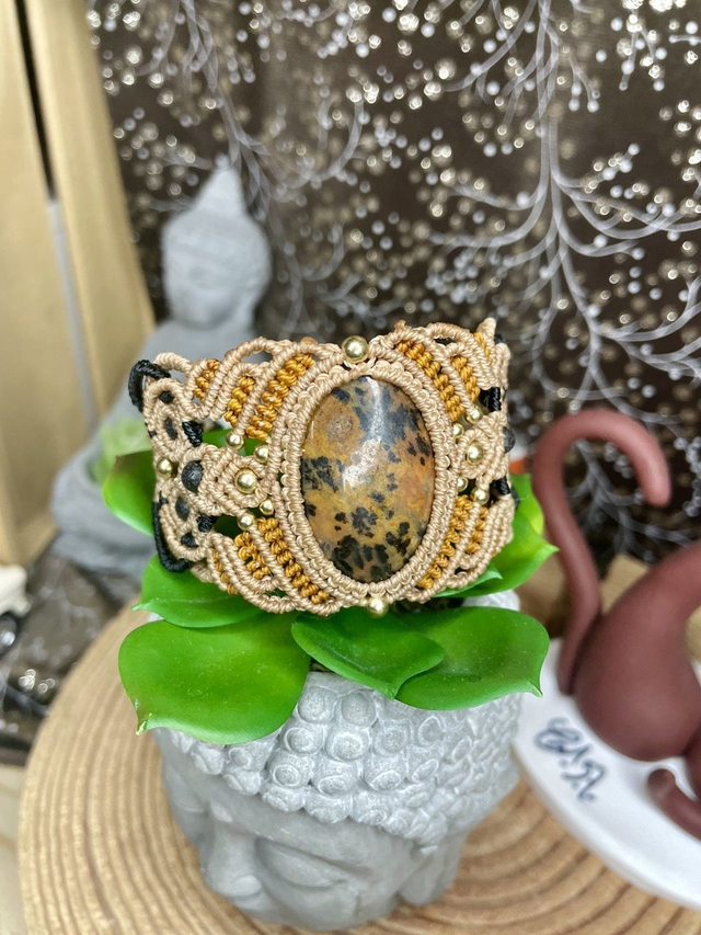 Bracelet Agate Cheetah