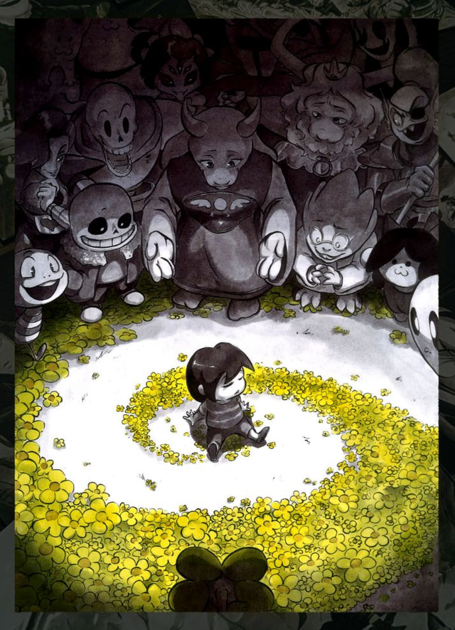 Print A6, A4 ou A3 - Fan art - Undertale